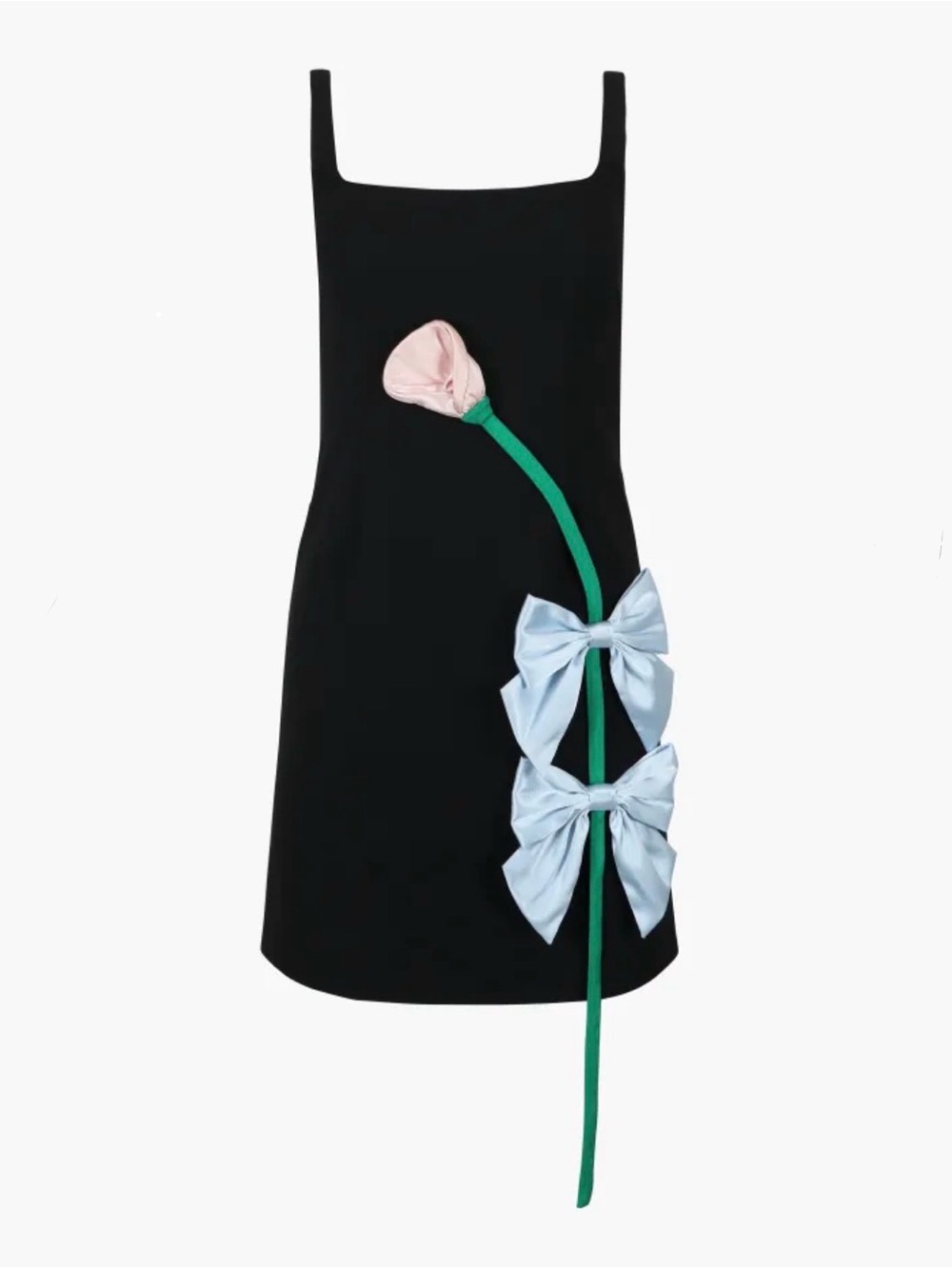 Sandy Liang Fairfield Dress with flower and bow
